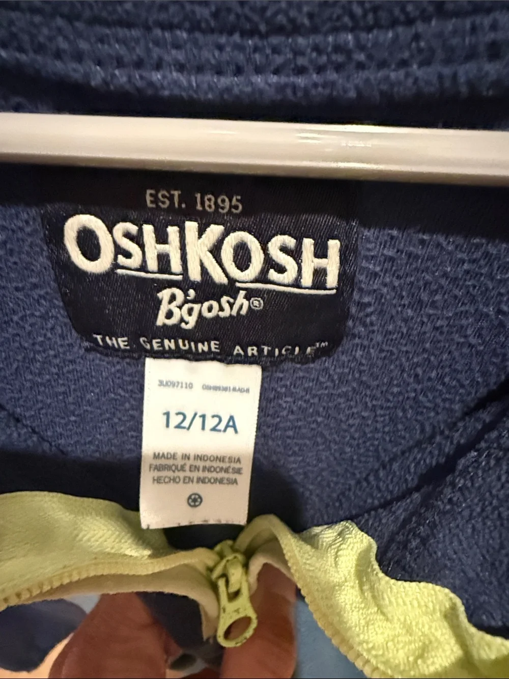 OshKosh Boys Quarter-Zip Fleece | Size 12/12A